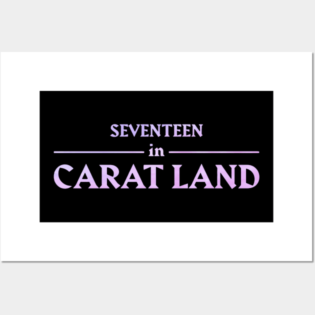 Seventeen In Carat Land Wall Art by hallyupunch